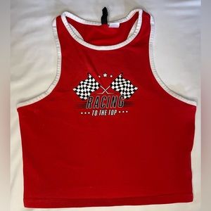 H&M Red Cropped Tank